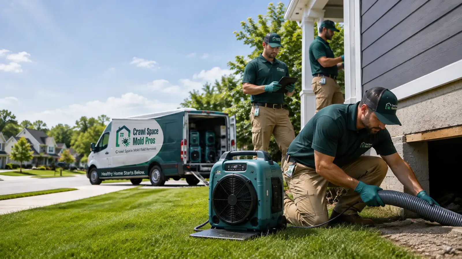 Crawl Space Mold Removal in Clarkfield, MN